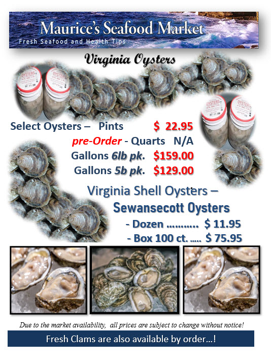 virginia oysters