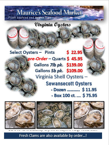 oysters prices