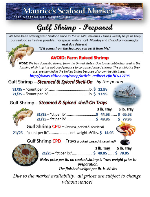 gulf shrimp, us shrimp